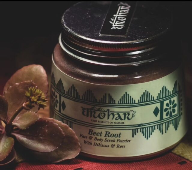 "✨ Elevate your skincare routine with Dharohar's Beetroot Face & Body Scrub infused with Hibiscus and Rose! 🌹 Indulge in the natural goodness of these botanical wonders as they gently exfoliate, rejuvenate, and nourish your skin. 💆♀️ Say hello to a radiant complexion and a refreshing glow! 💫
.
.
#Dharohar #BeetrootScrub #Hibiscus #Rose #NaturalSkincare #GlowingSkin #trueessenceofnature #dharoharayurveda